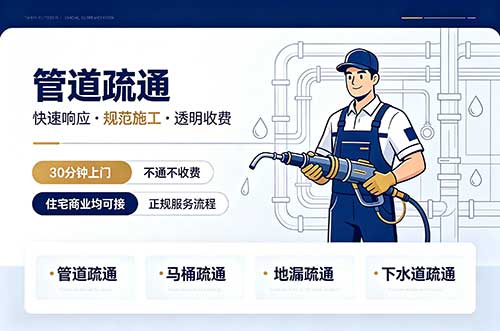 瑞金管道疏通