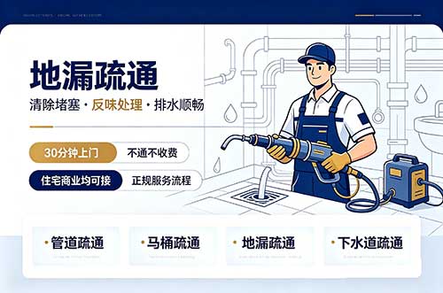 瑞金地漏疏通