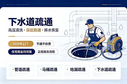 瑞金下水道疏通